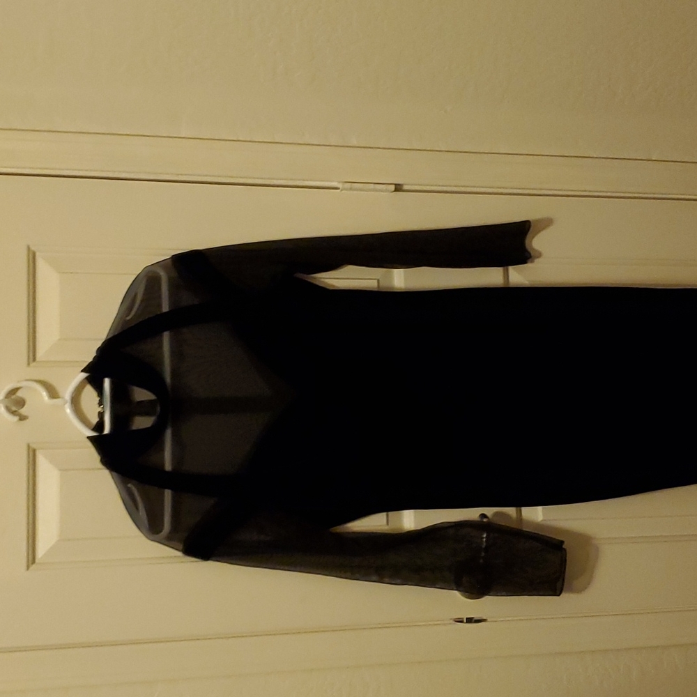 Night Way Collections Black Velour evening dress